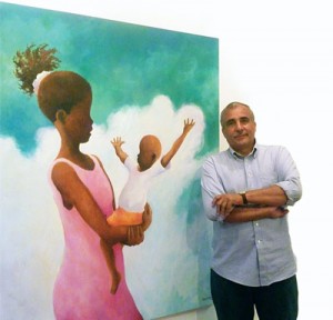 Acrílico sobre tela, 150x150 cms, 2013.